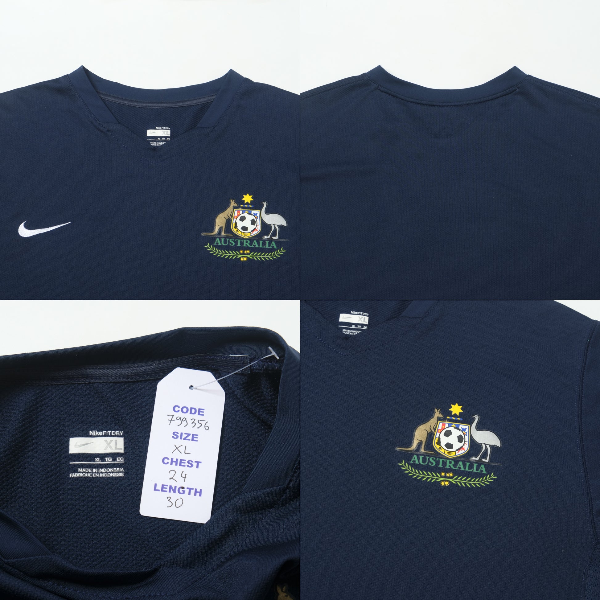 2006/08 Australia Home Shirt Nike (XL)