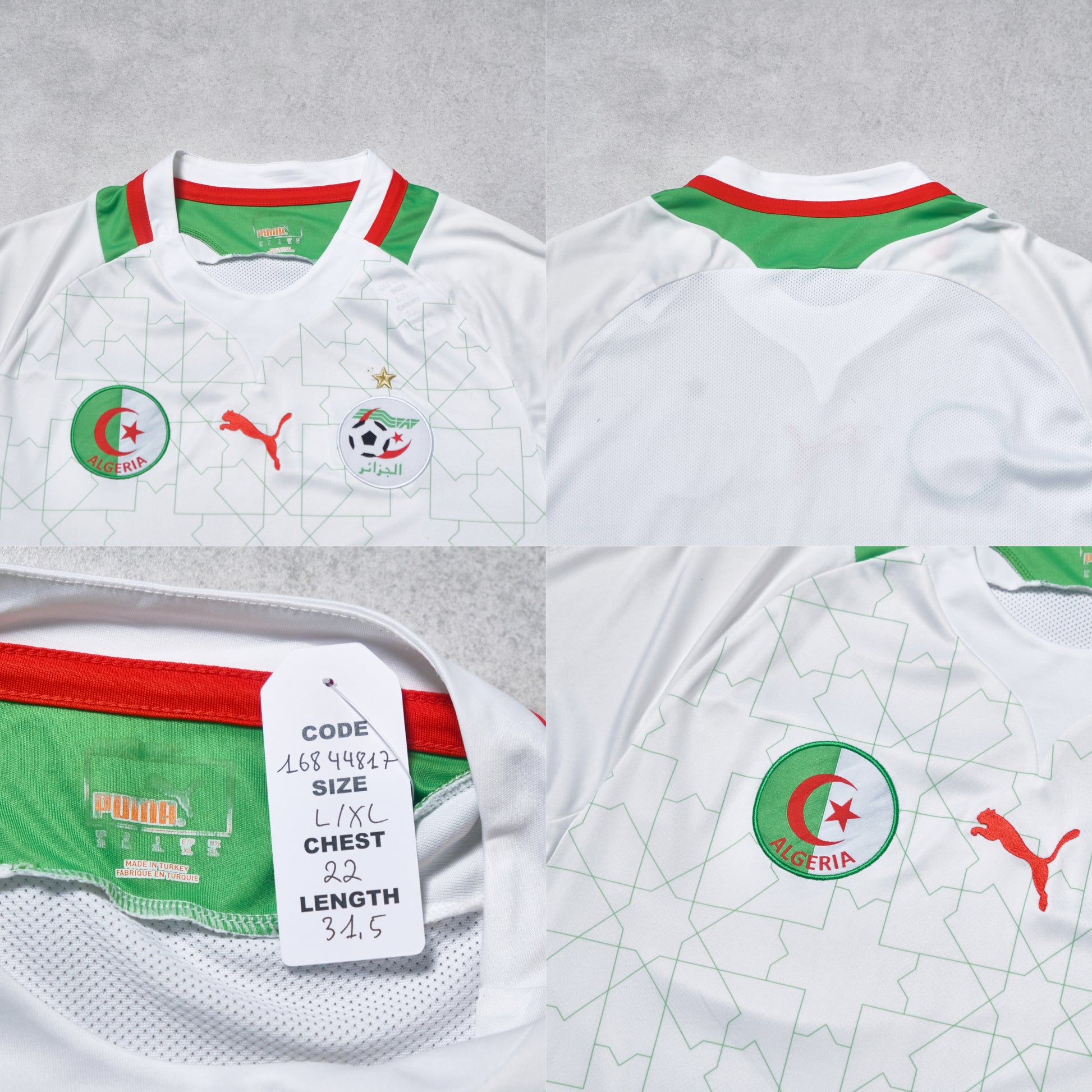 2012/13 Algeria Home Shirt Puma (L/XL)