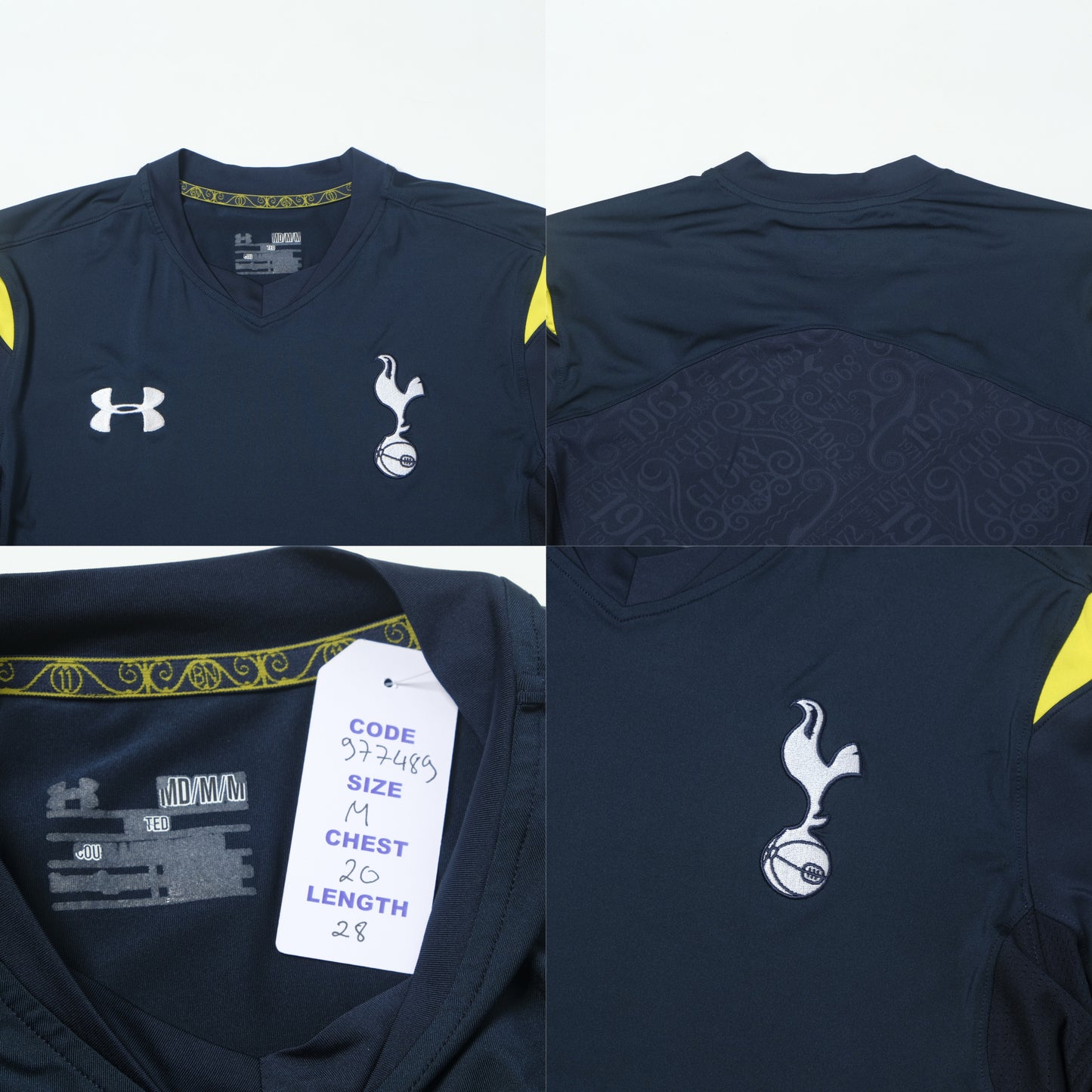 2014/15 Tottenham Hotspur Training Shirt Under Armour (M)