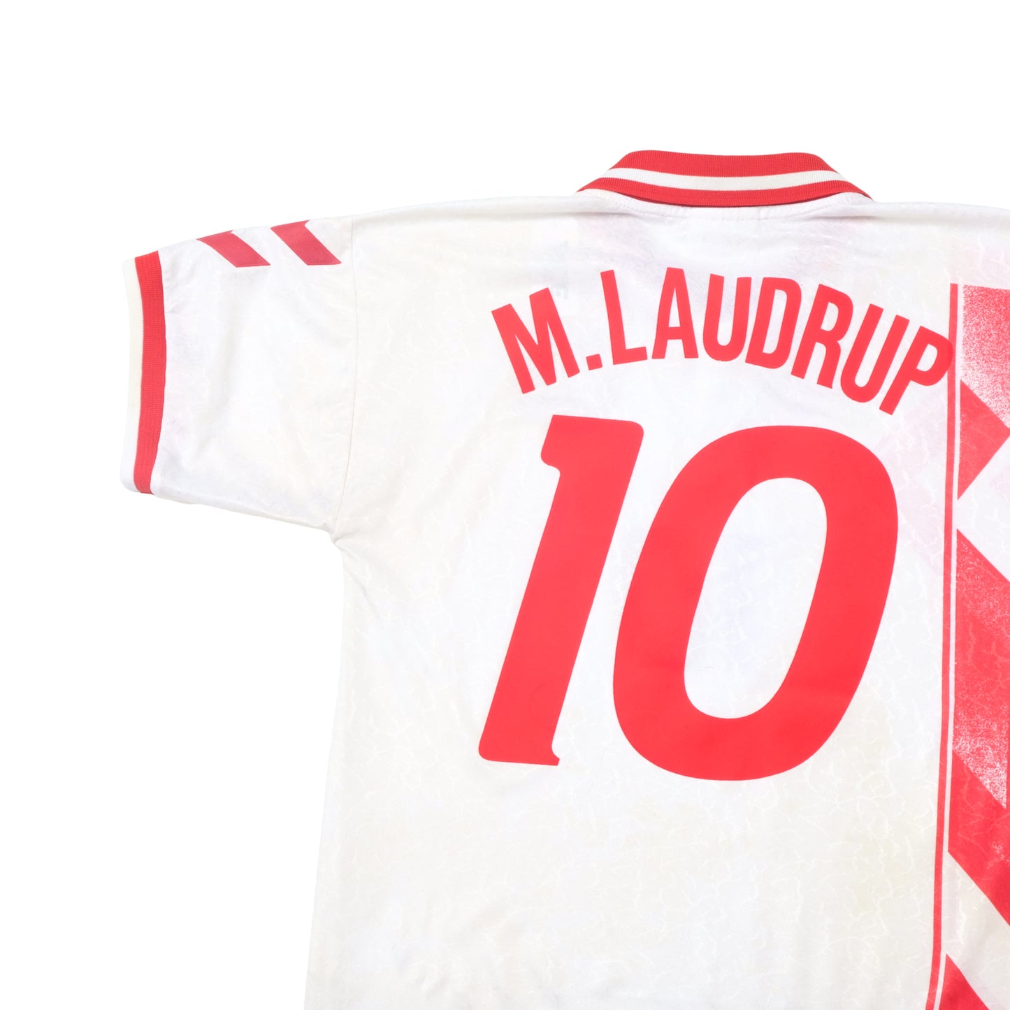 1995 Denmark Away Shirt Hummel Laudrup (M/L)