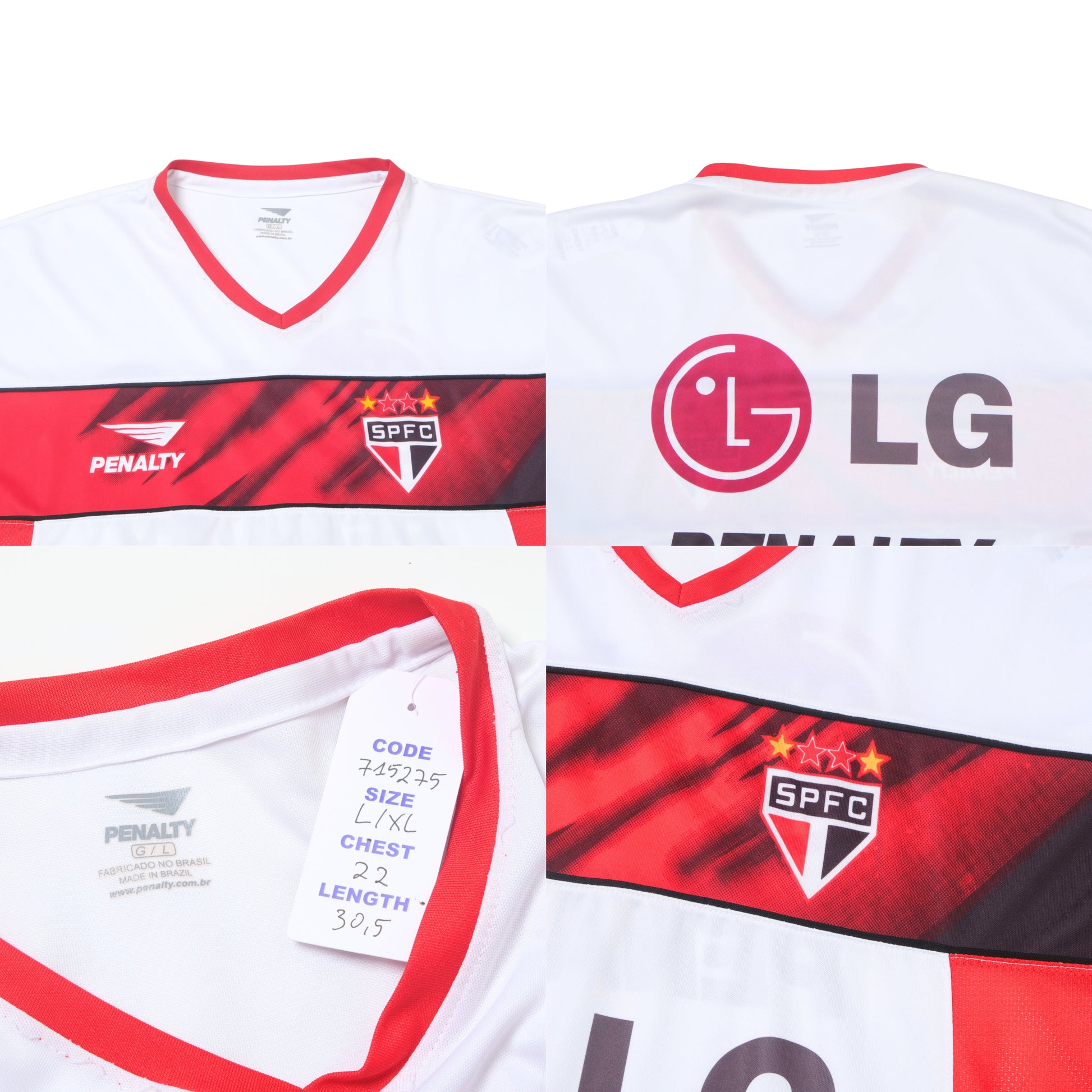 2002/03 Sao Paulo Training Shirt Penalty (L/XL)