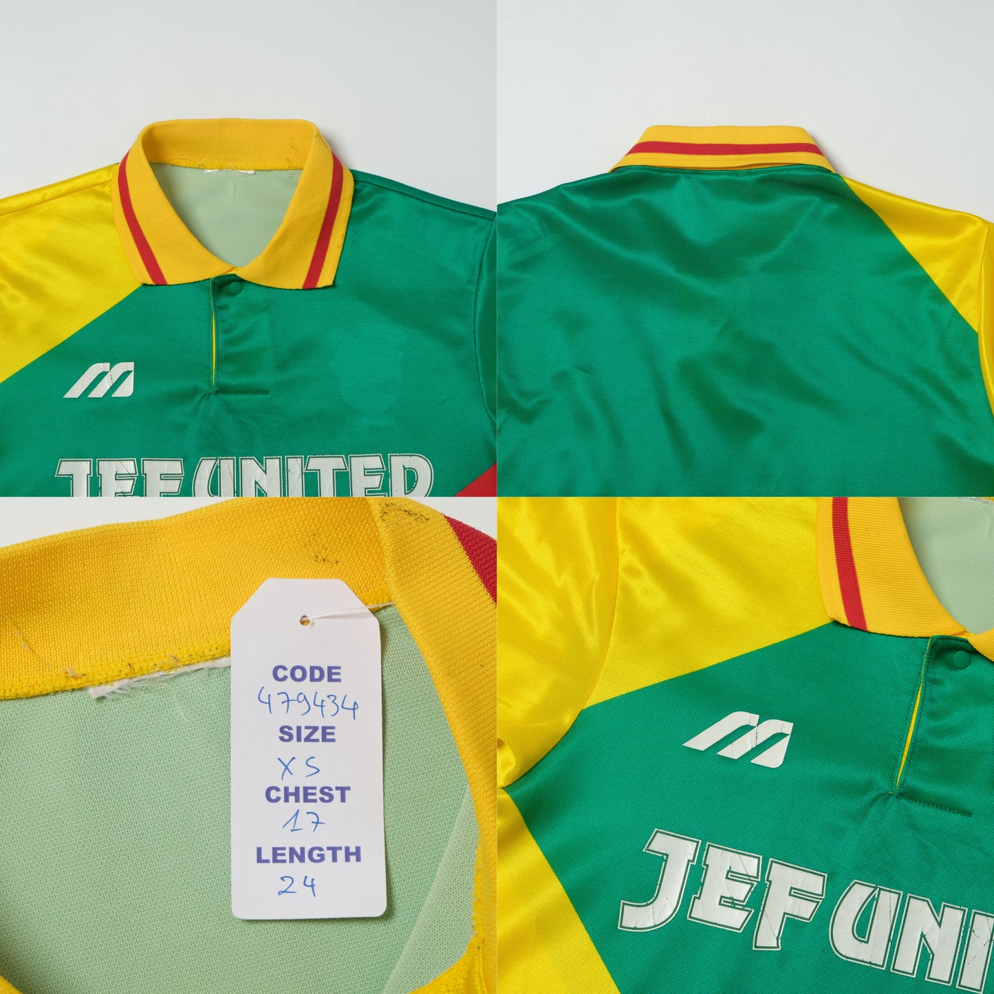 1993/94 JEF United Ichihara Home Shirt Mizuno J-League (XS)
