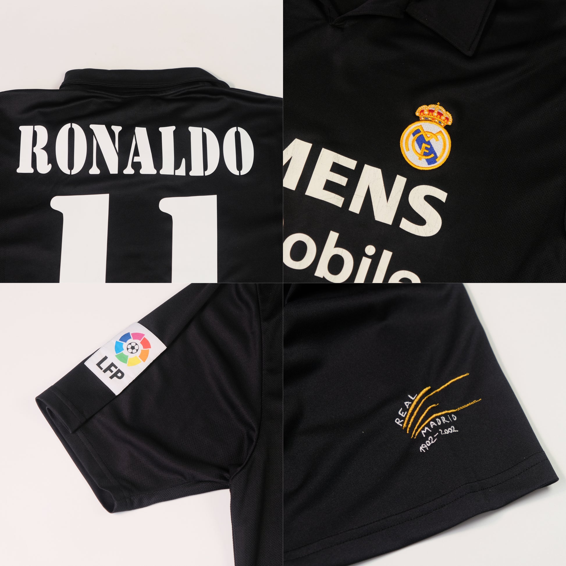 2002/03 Real Madrid Centenary Away Shirt Adidas Ronaldo (L)