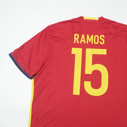 2016/17 Spain Home Shirt Adidas Ramos (L/XL)