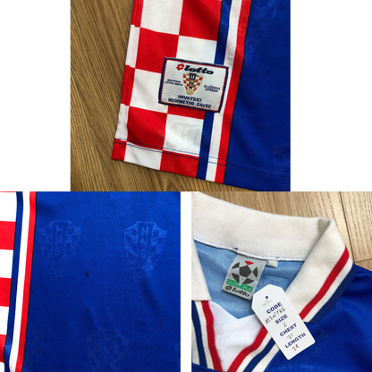 Croatia Original 1998 Lotto Home Football Shirt Large