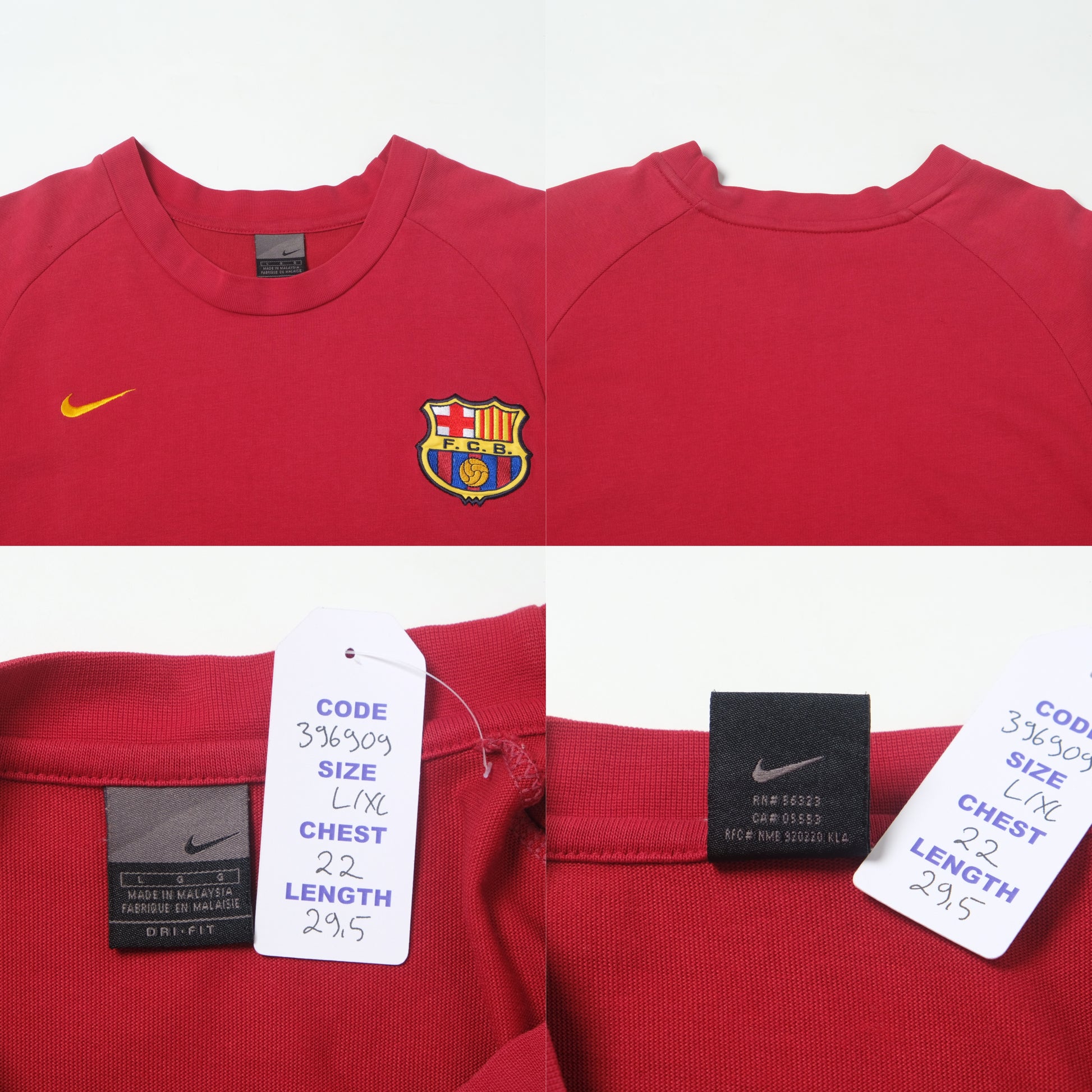2003/04 Barcelona Training Shirt Nike (L/XL)
