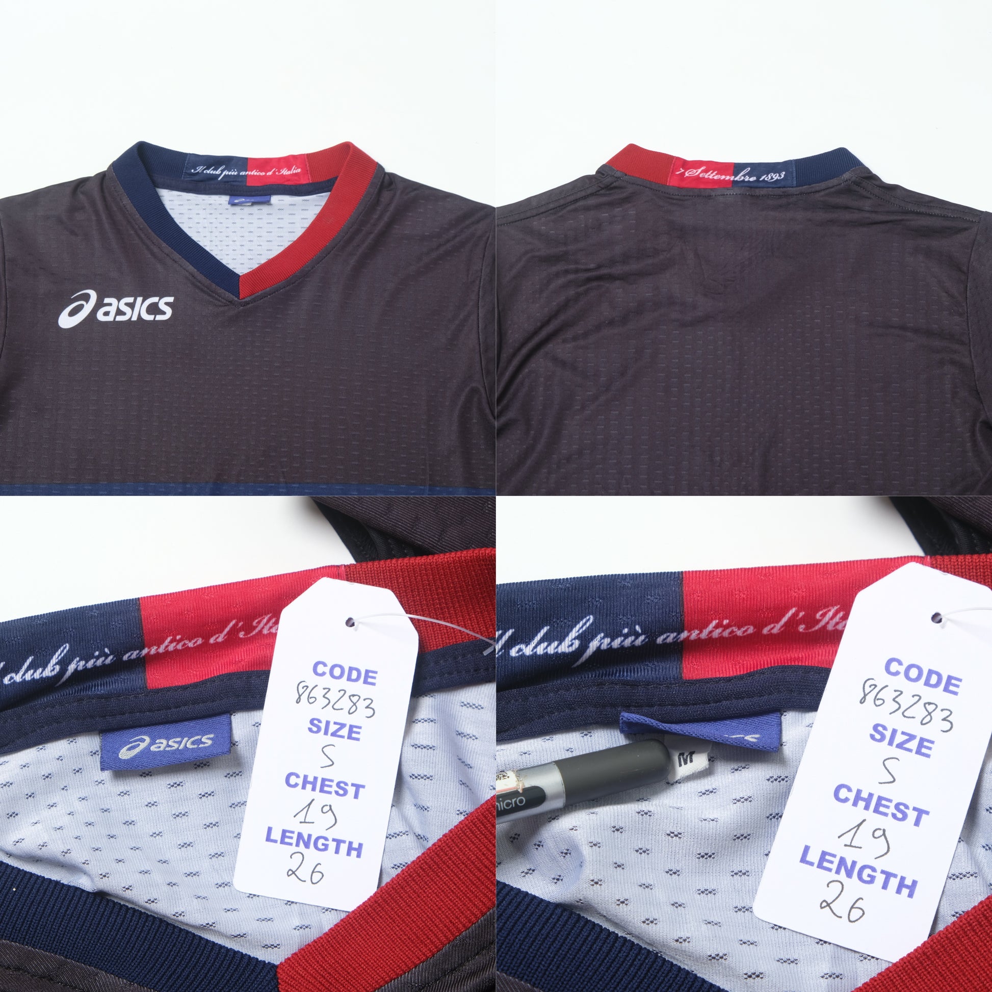 2010/11 Genoa Training Shirt Asics (S)