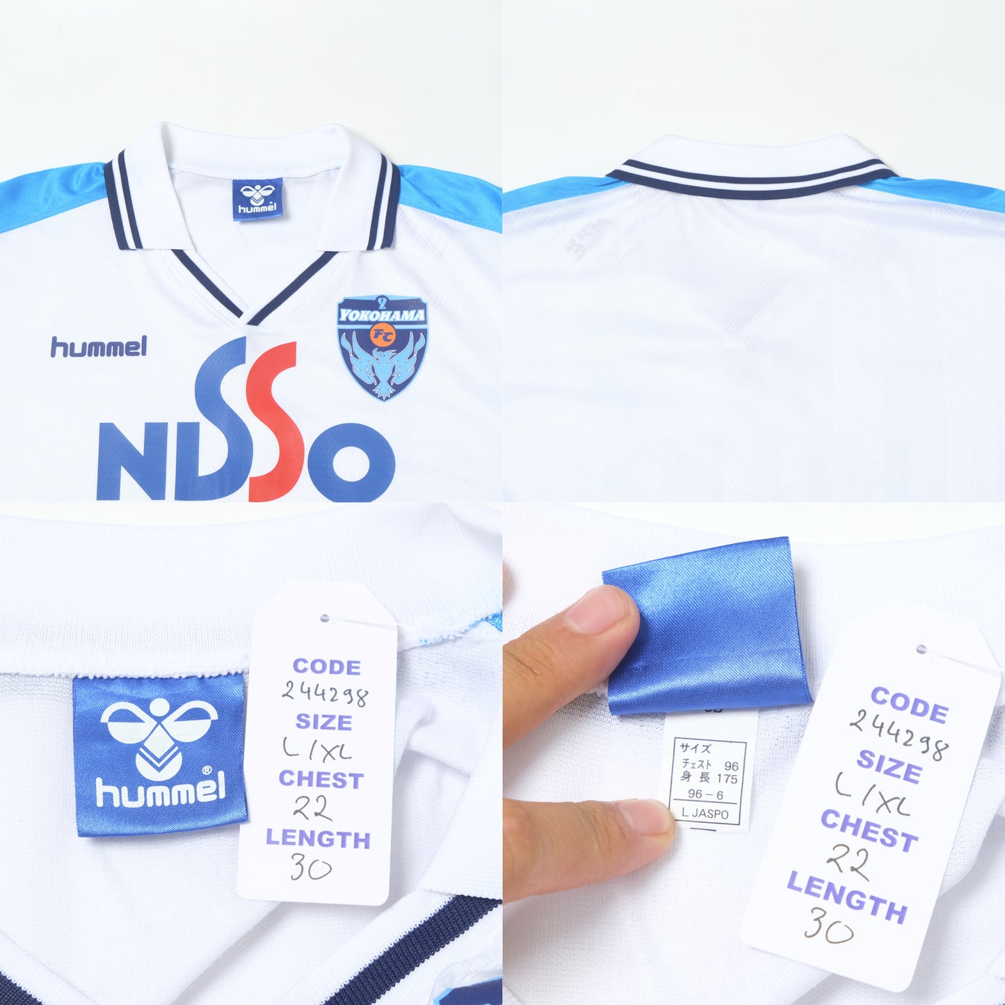 2001 Yokohama FC Home Shirt Hummel J-League (L/XL)