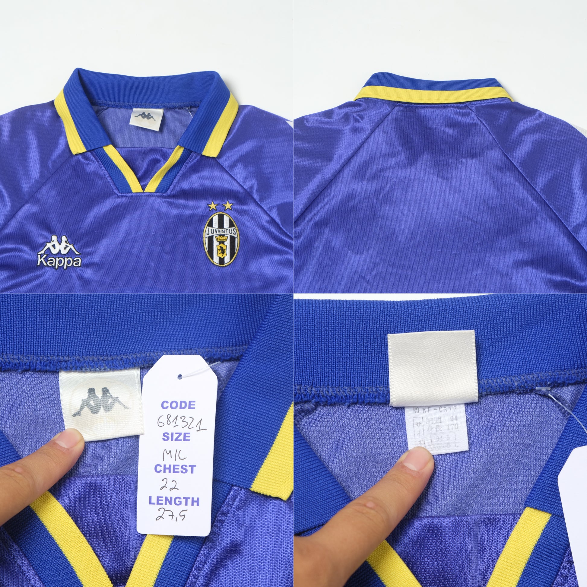 1994/95 Juventus Away Shirt Kappa (M/L)