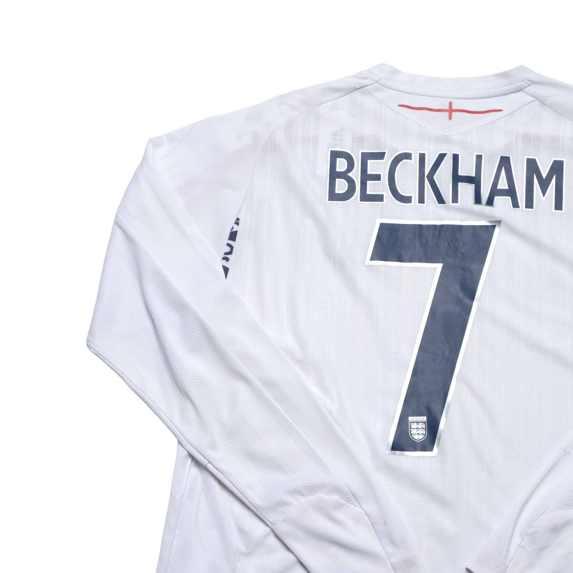 2007/09 England Home Shirt Umbro Beckham (M)