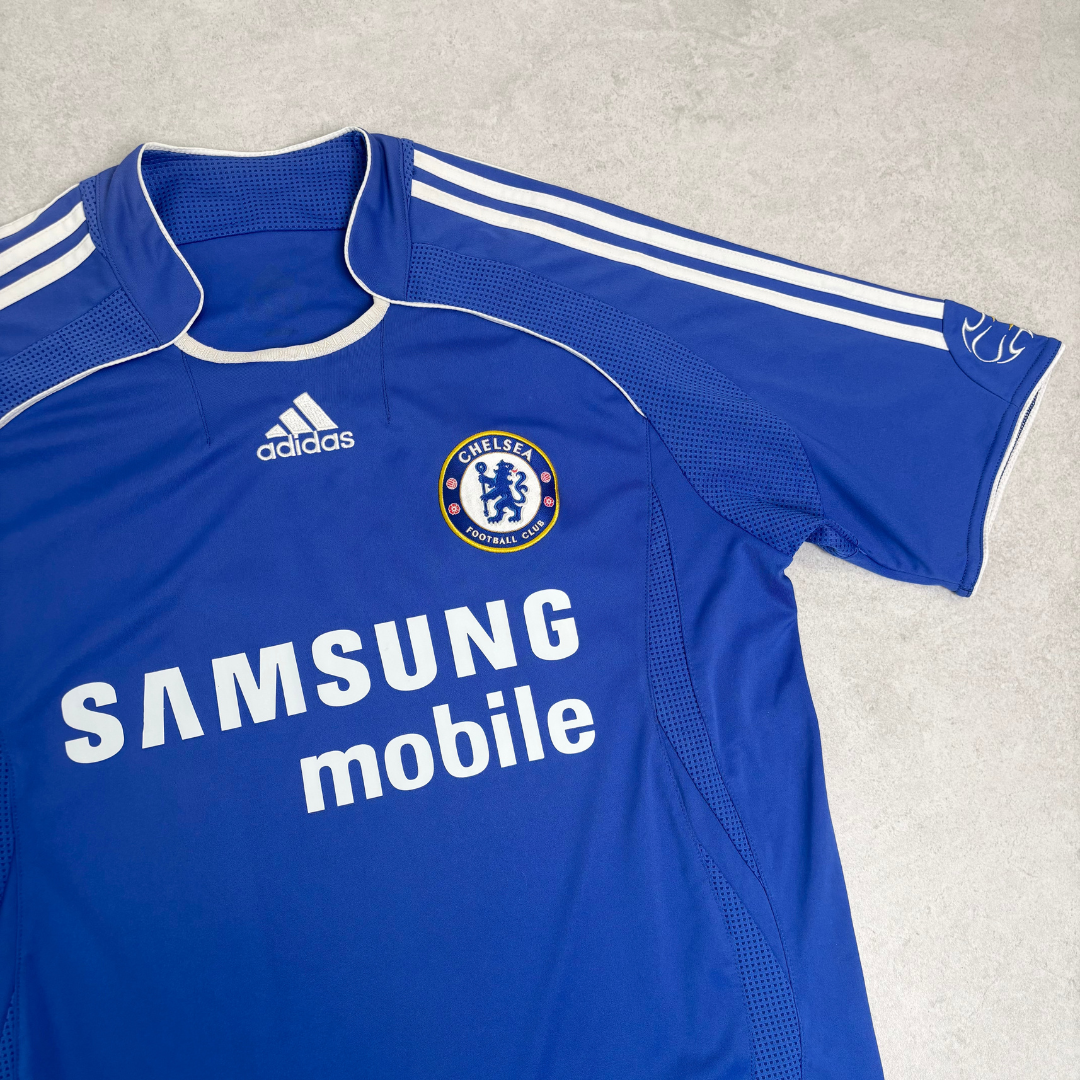 2006/08 Chelsea Home Shirt Adidas Drogba (L)