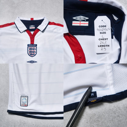 2003/05 England Home Shirt Umbro Scholes (L)