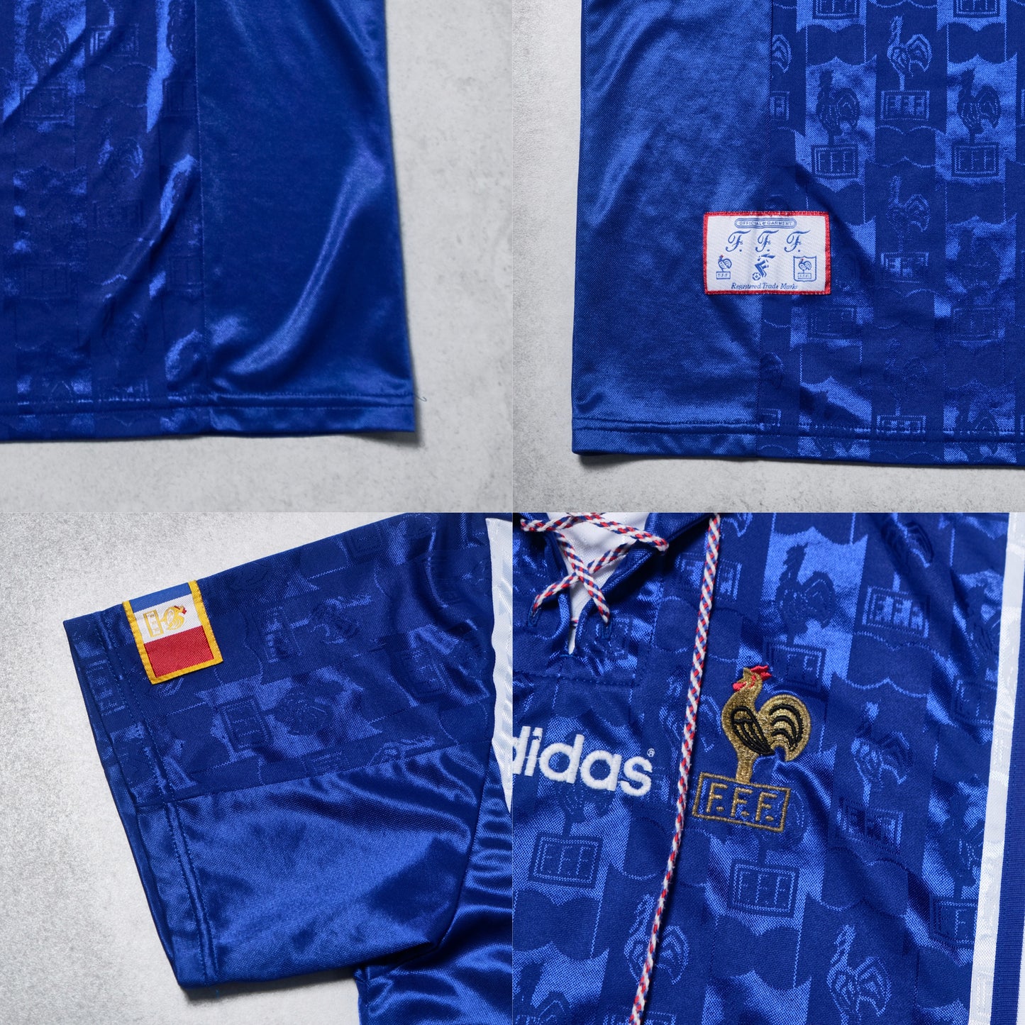 1996/98 France Home Shirt Adidas (XL)