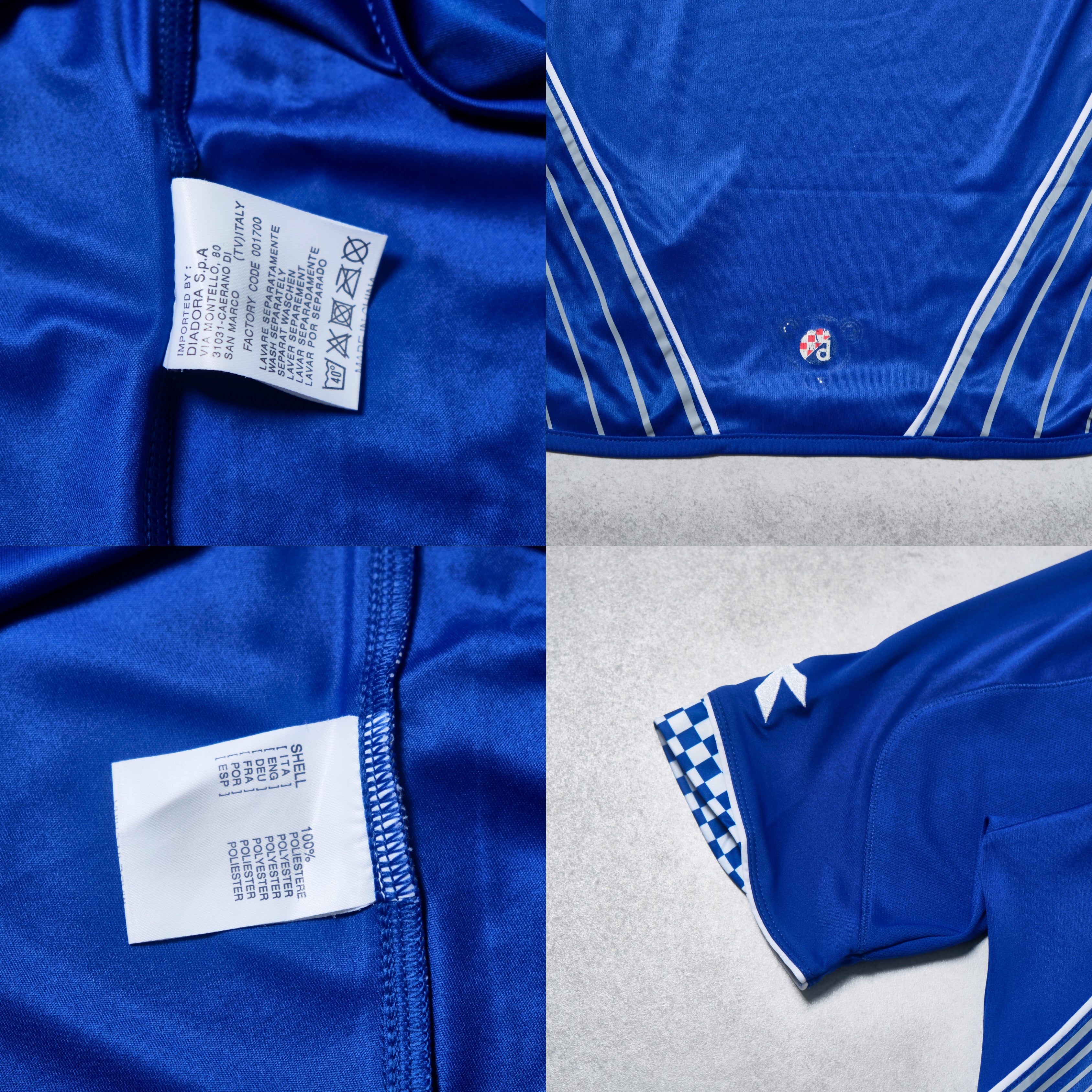2007/08 Dinamo Zagreb Croatia Home Shirt Diadora (L/XL)