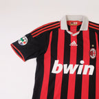 2009/10 AC Milan Home Shirt Adidas Beckham (S/M)
