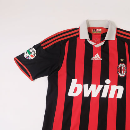 2009/10 AC Milan Home Shirt Adidas Beckham (S/M)