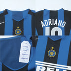 2004/05 Inter Milan Home Shirt Nike Adriano (M)