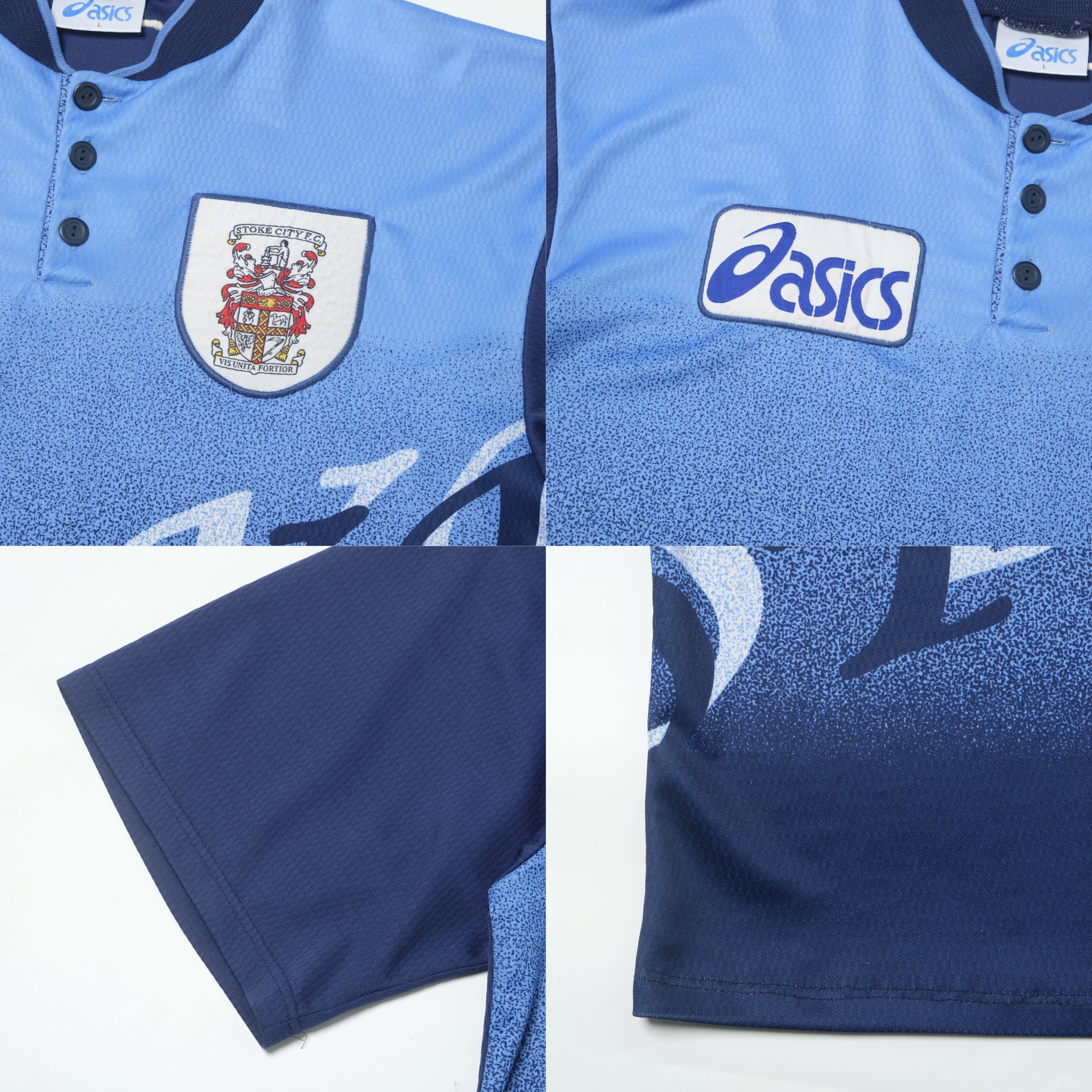 1996/97 Stoke City Away Shirt Asics (XL) – VICE Football Store