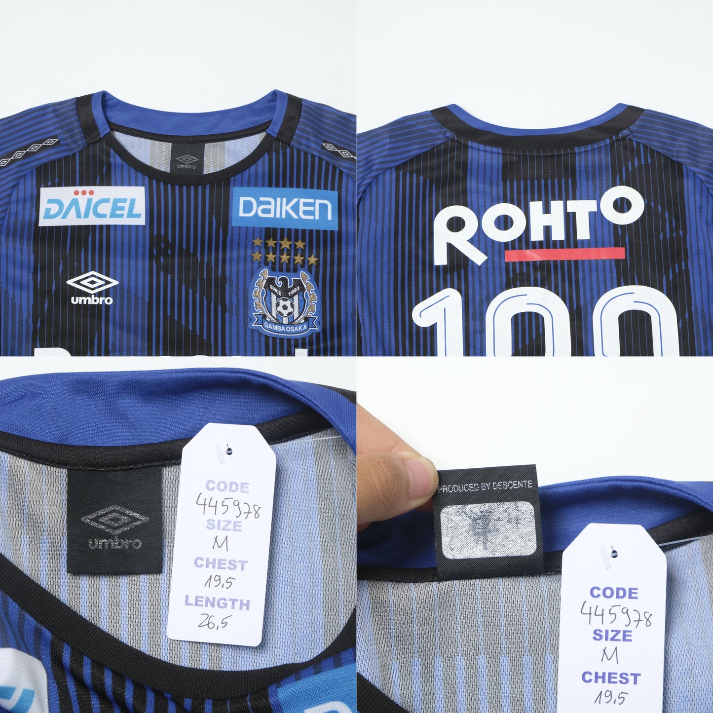 2019 Gamba Osaka Home Shirt Umbro J-League (M)