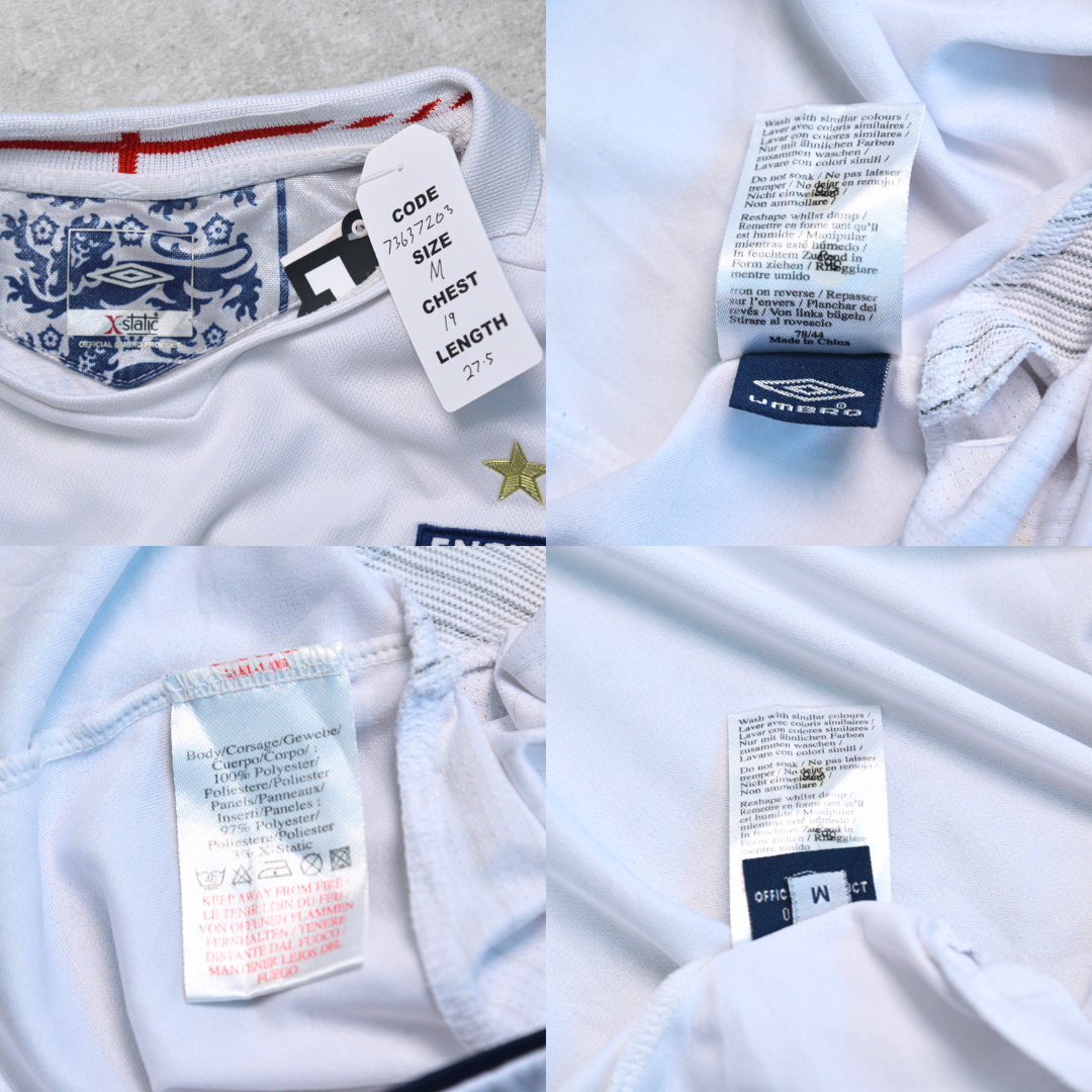 2006/07 England Home Shirt Umbro (M)