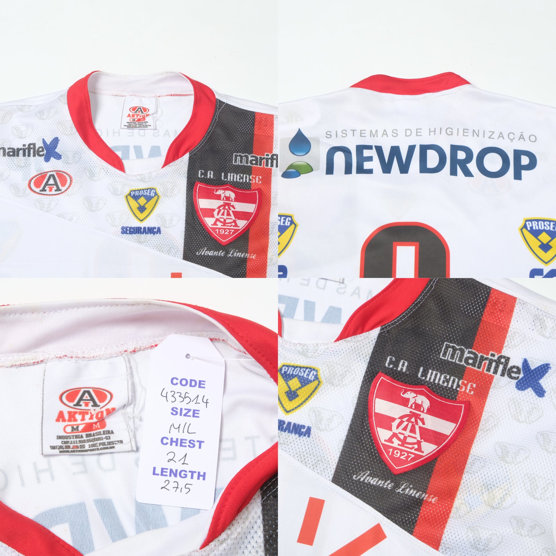 2013/14 Clube Atletico Linense (Brazil) Away Shirt Aktion (M/L)