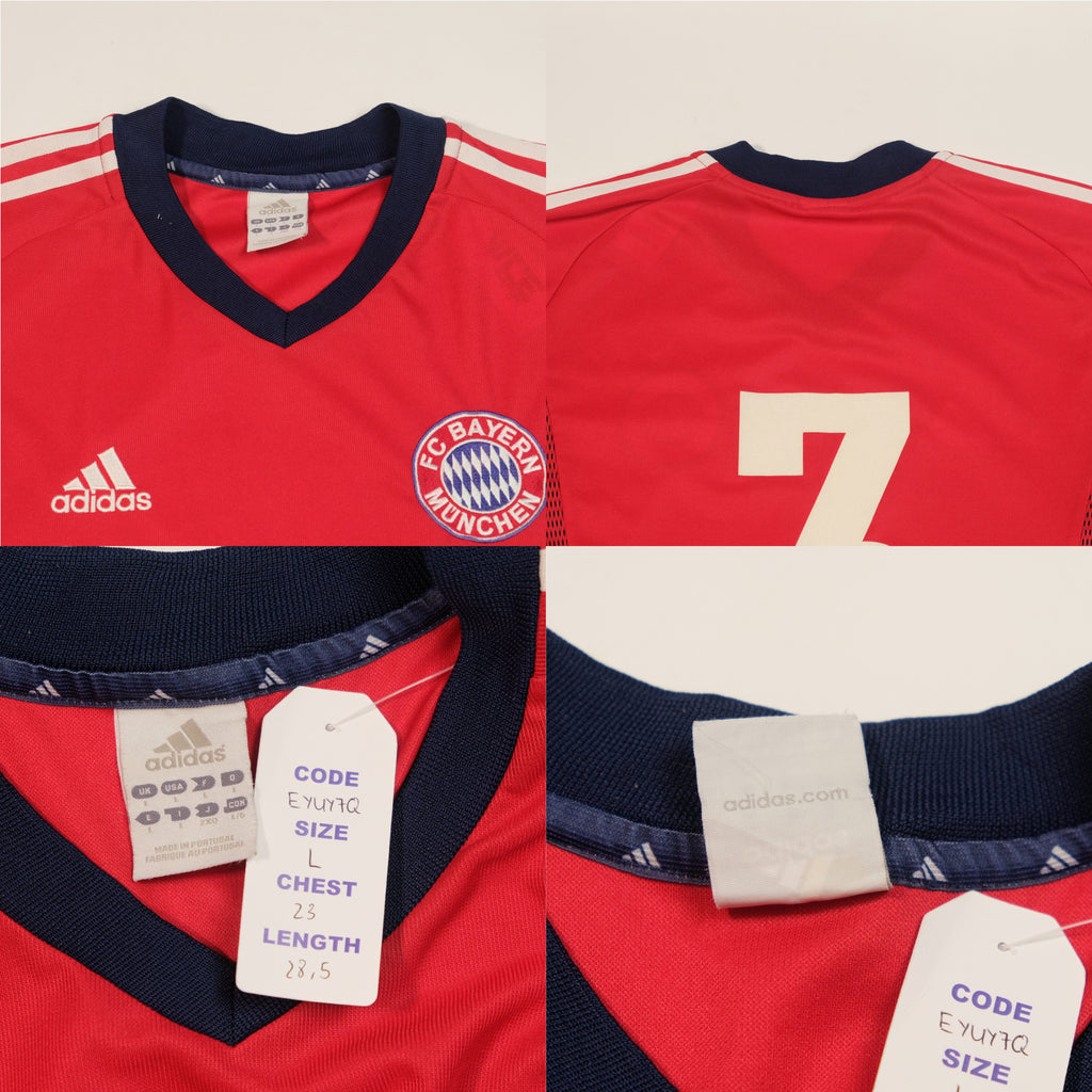 2002/03 Bayern Munich Home Shirt Adidas (L)