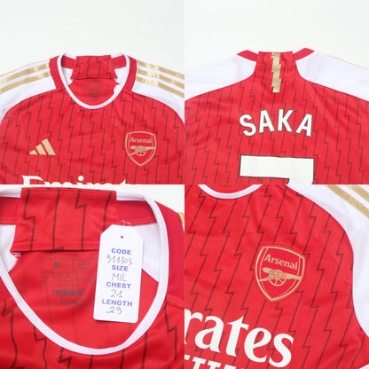 2023/24 Arsenal Home Shirt Adidas Saka (M/L)