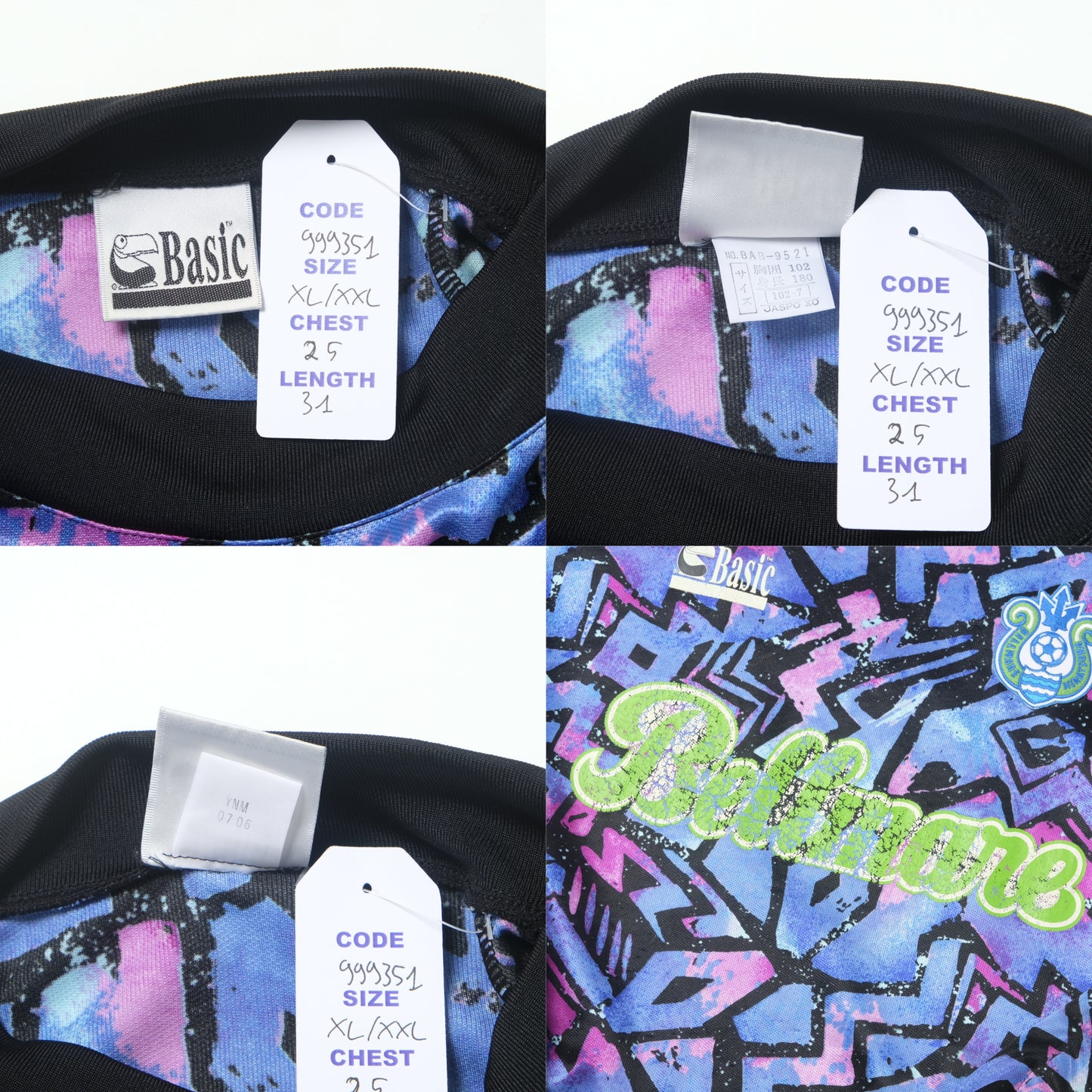 1995 Shonan Bellmare Goalkeeper Shirt J-League (XL/XXL)