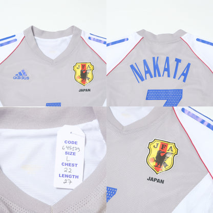 2002/04 Japan Away Shirt Adidas Nakata (L)