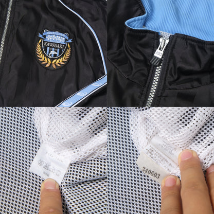 1996/97 Kawasaki Frontale Football Jacket J-League Asics (XL)