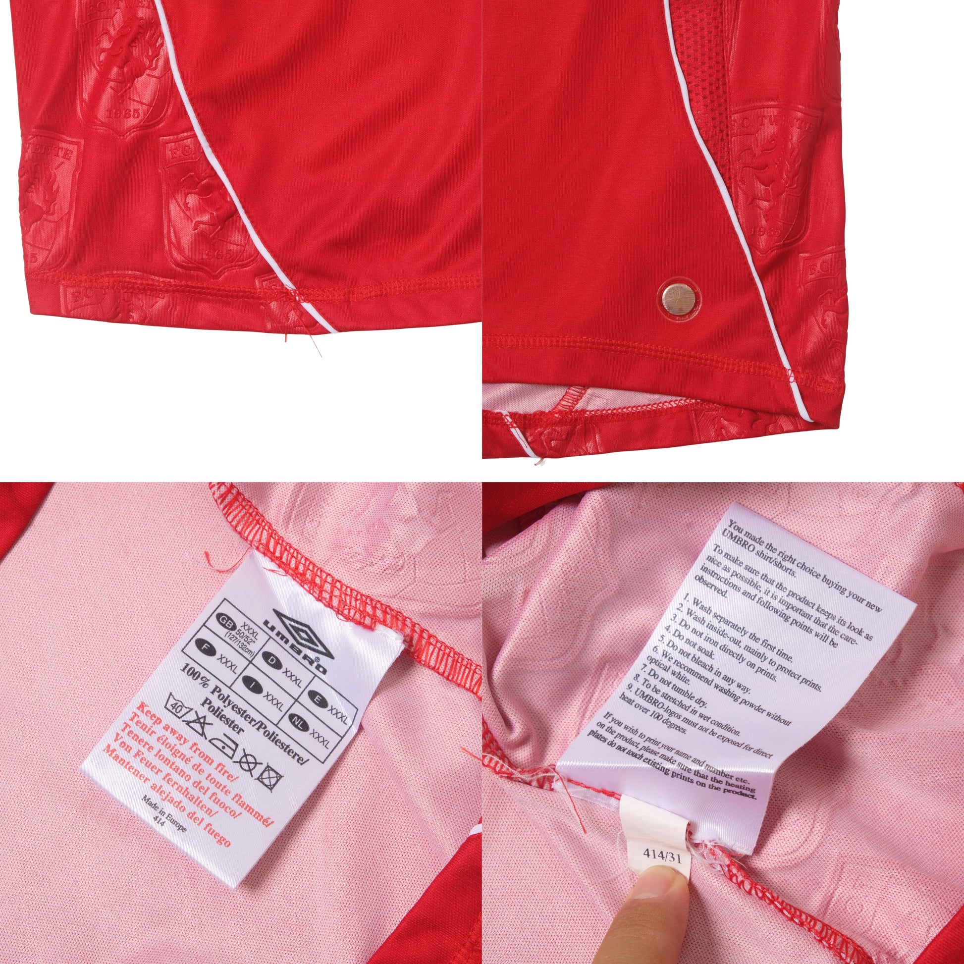 2007/08 FC Twente Home Shirt Umbro (XXL)