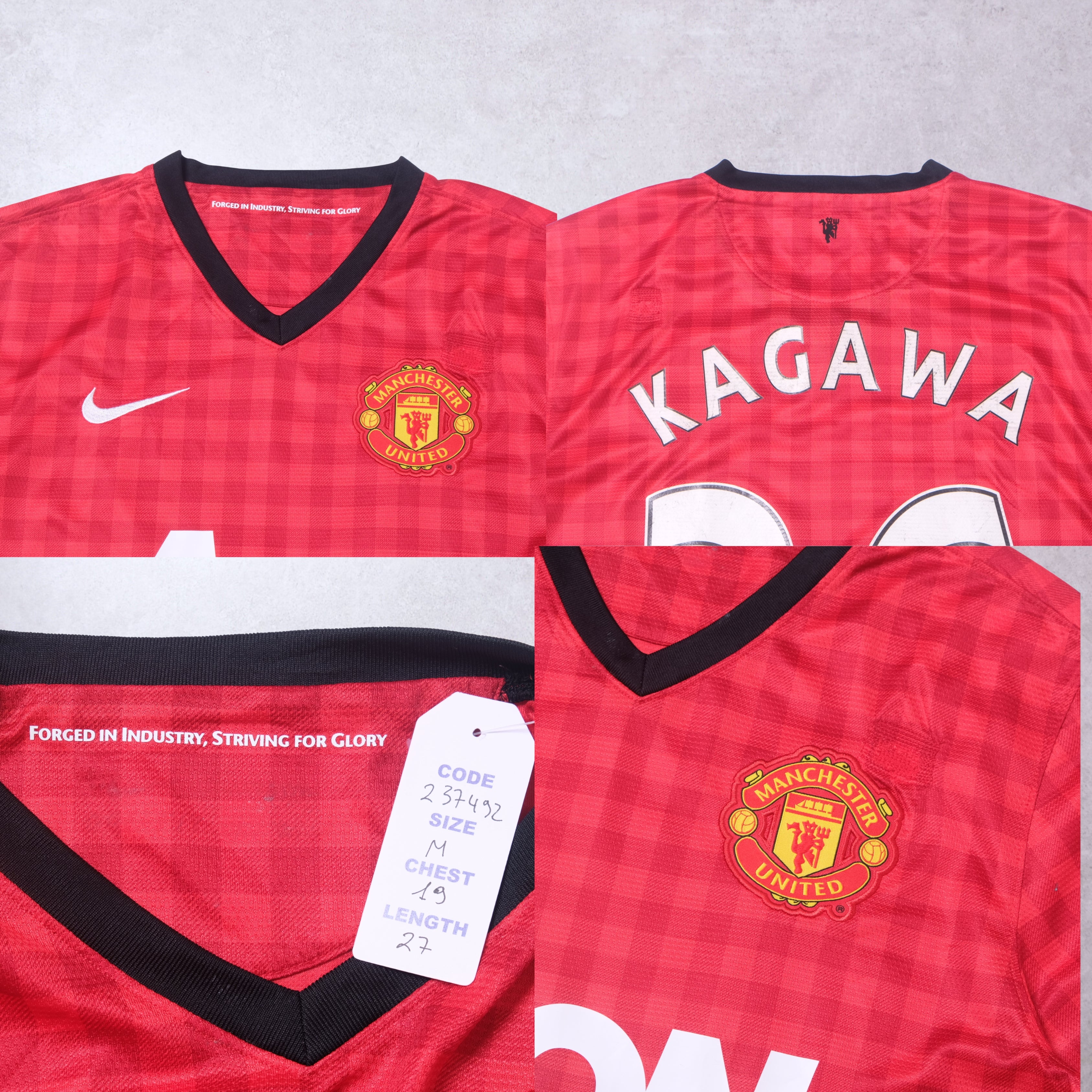 2012/13 Manchester United Home Shirt Nike Kagawa (M)