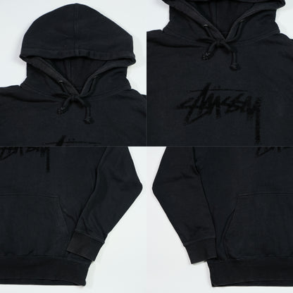 Stussy Vintage Black Hoodie Small