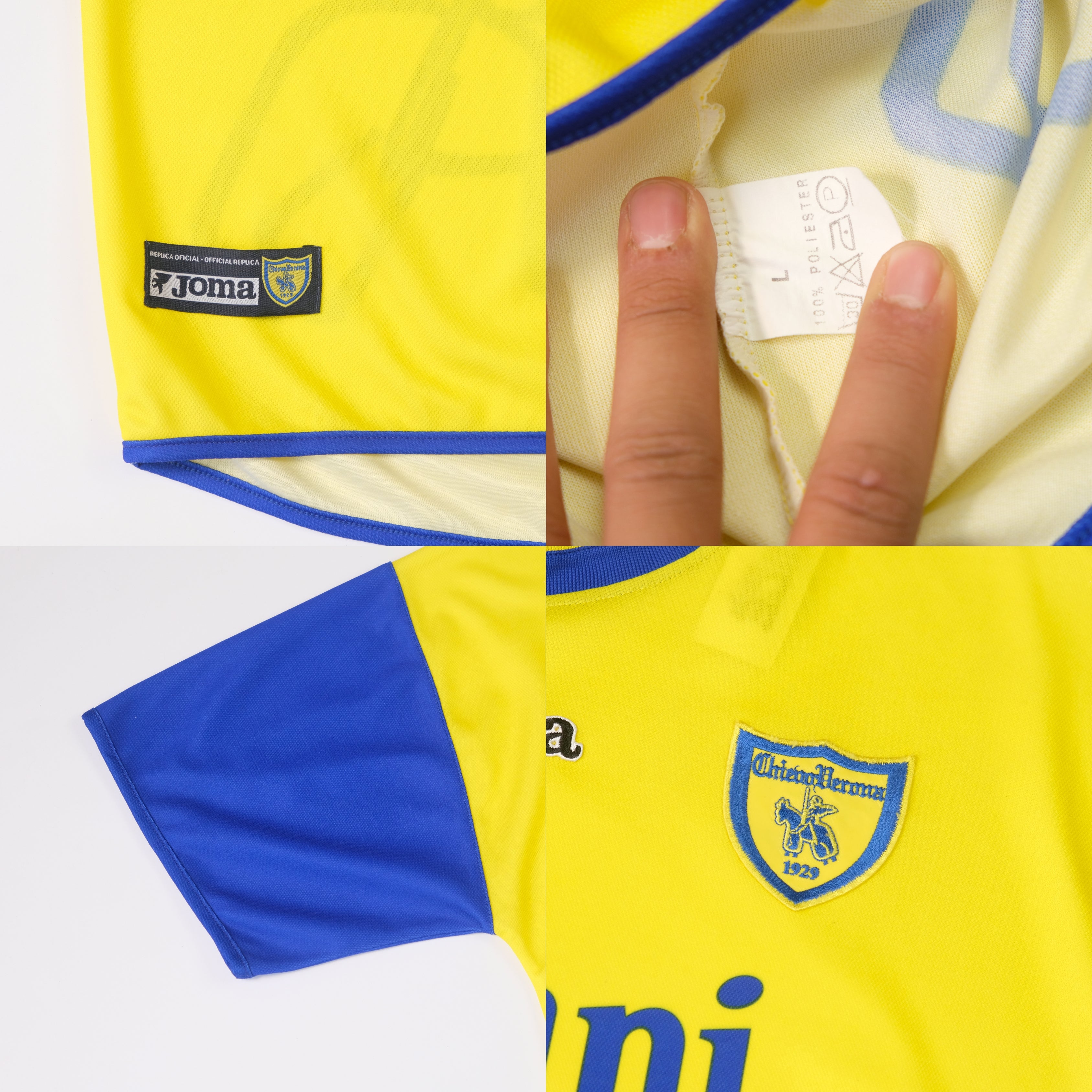 2002/03 Chievo Verona Home Shirt Joma (L)