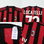 2017/18 AC Milan Home Shirt Adidas Locatelli (M)