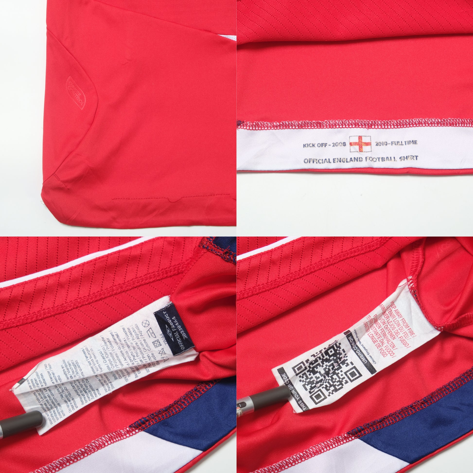 2008/10 England Away Shirt Umbro (L/XL)