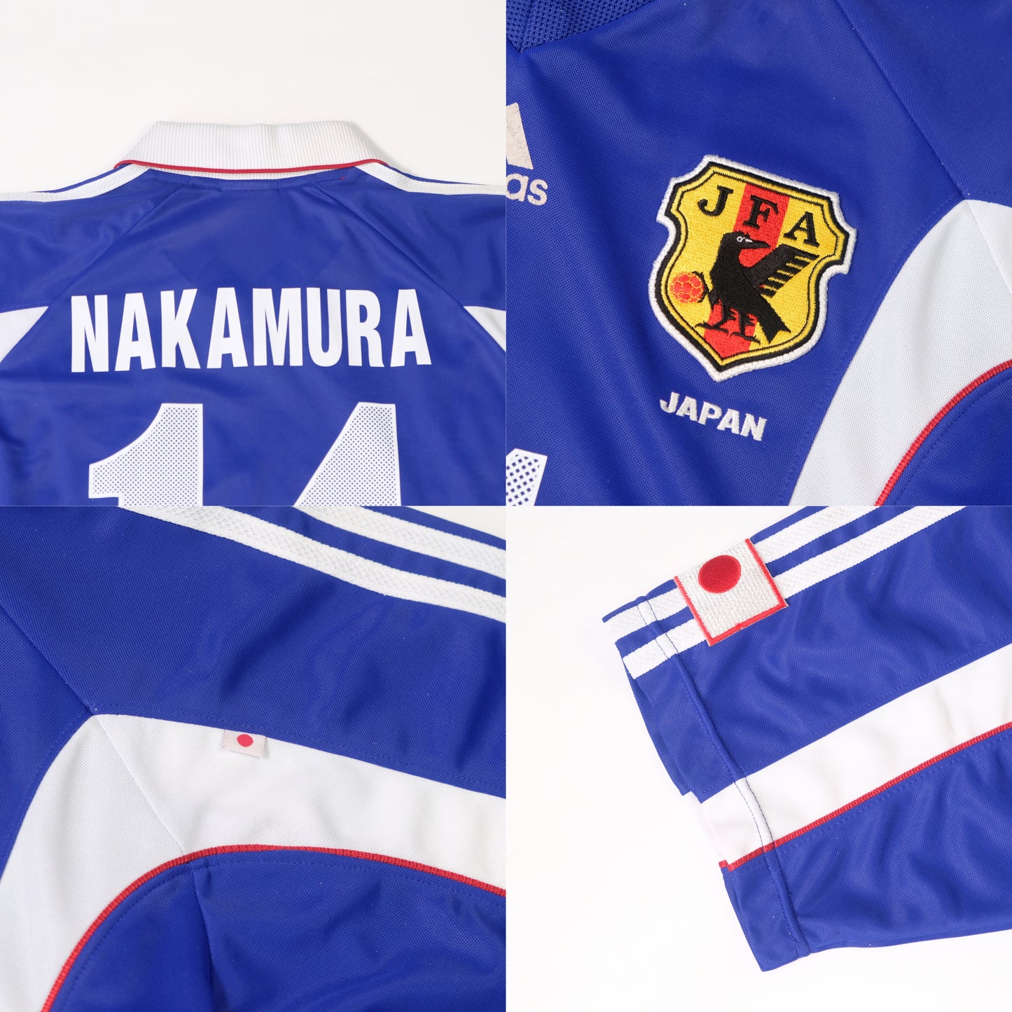 1999/00 Japan Home Shirt Adidas Nakamura (S)