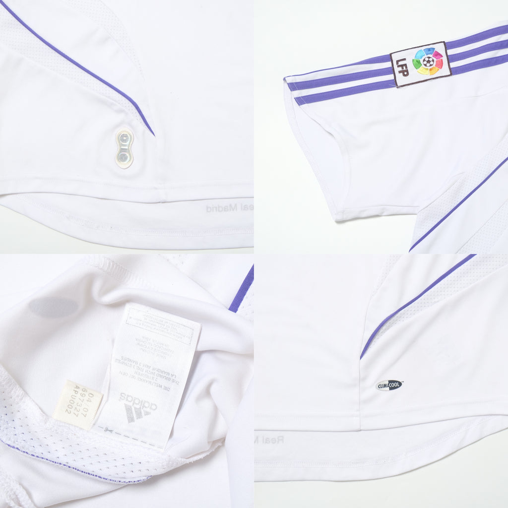 2007/08 Real Madrid Home Shirt Adidas (L)