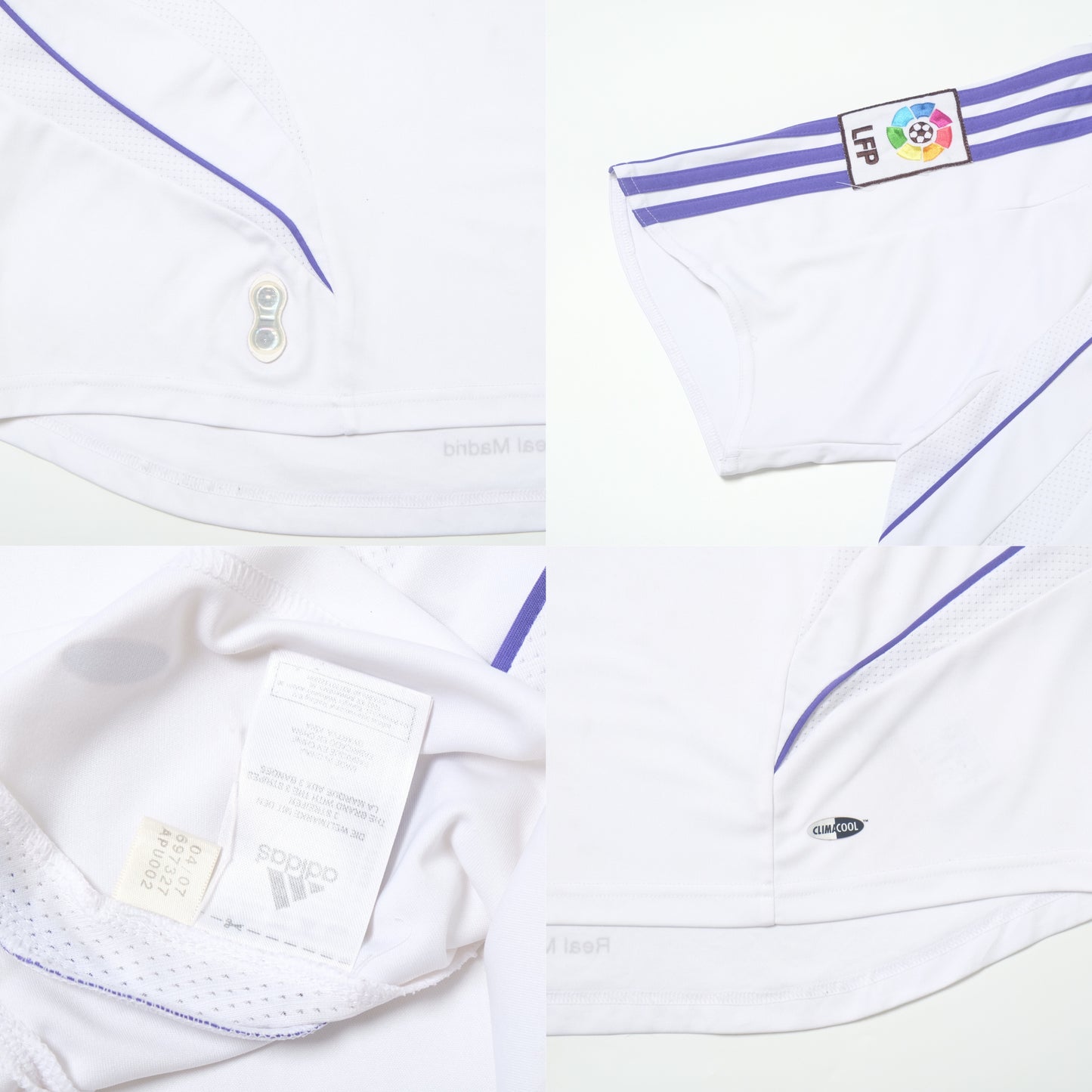 2007/08 Real Madrid Home Shirt Adidas (L)