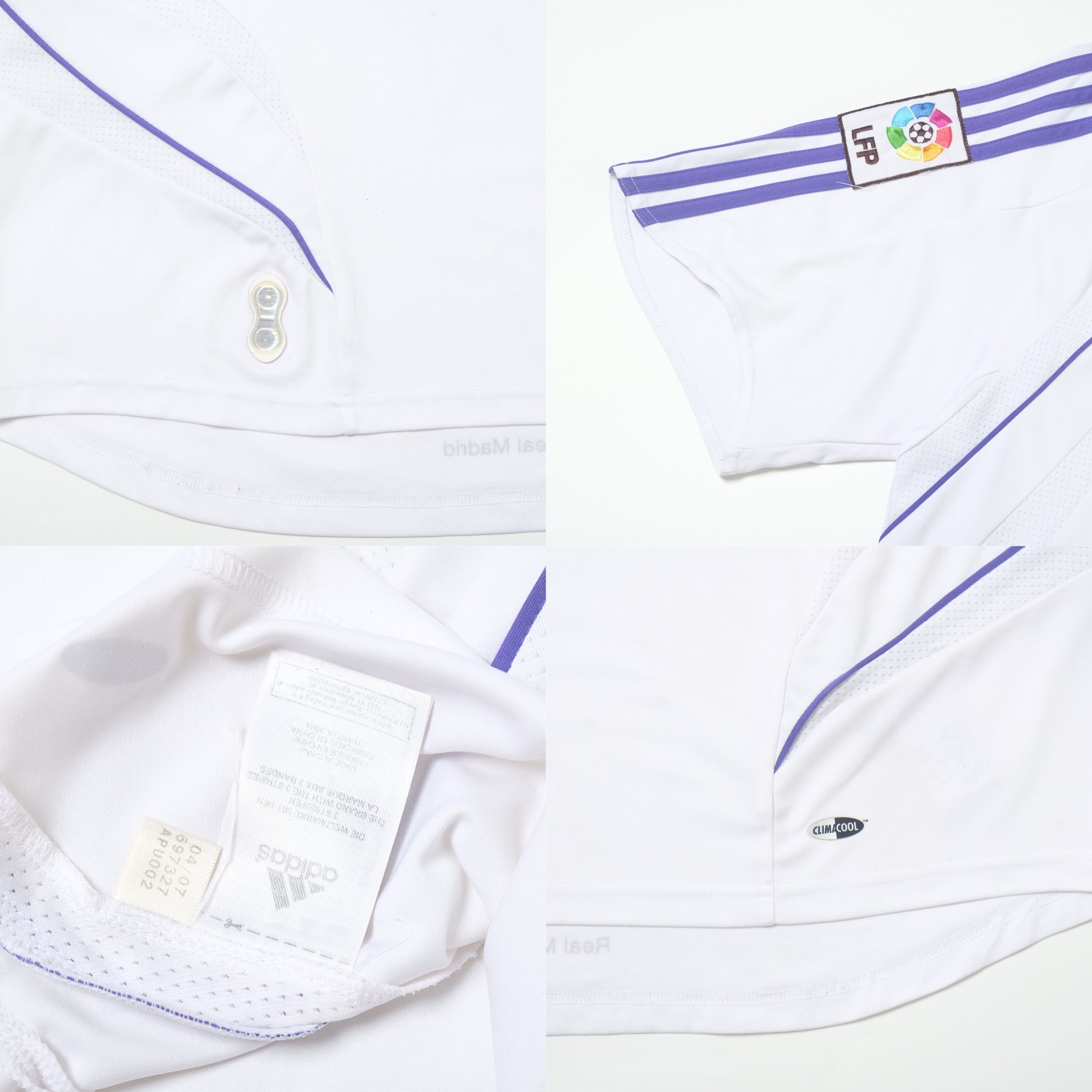 2007/08 Real Madrid Home Shirt Adidas (L)