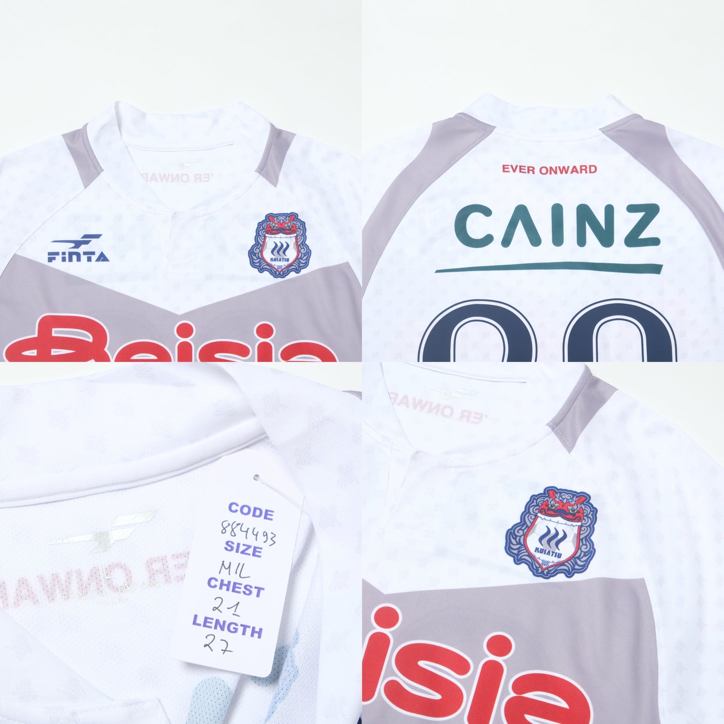2015/16 Thespa Kusatsu Home Shirt Finta J-League (M/L)