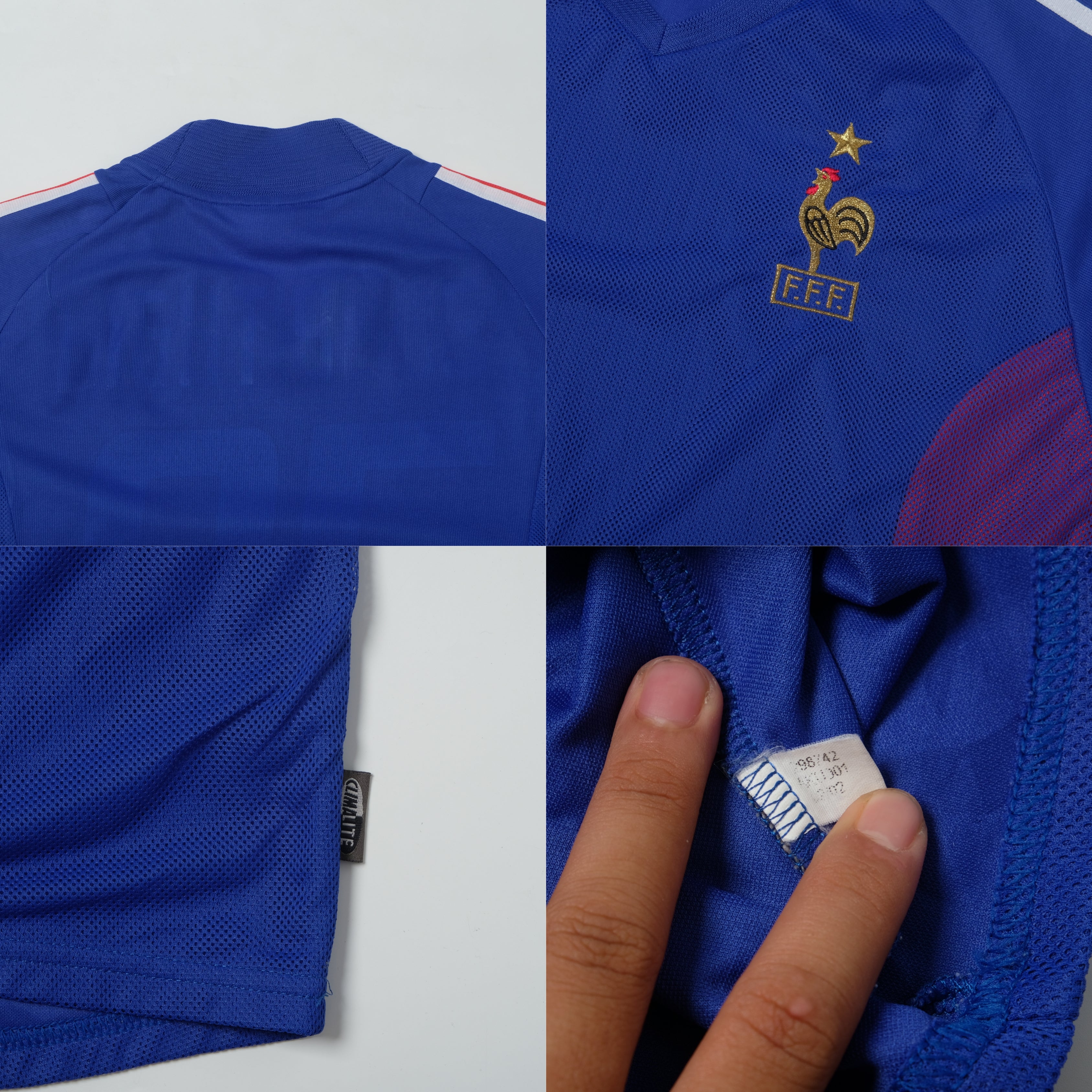 2002/04 France Home Shirt Adidas (M/L)