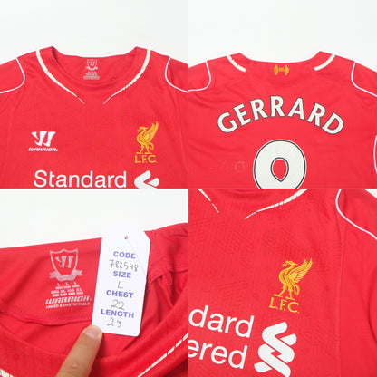 2014/15 Liverpool Home Shirt Warrior Gerrard (L) 