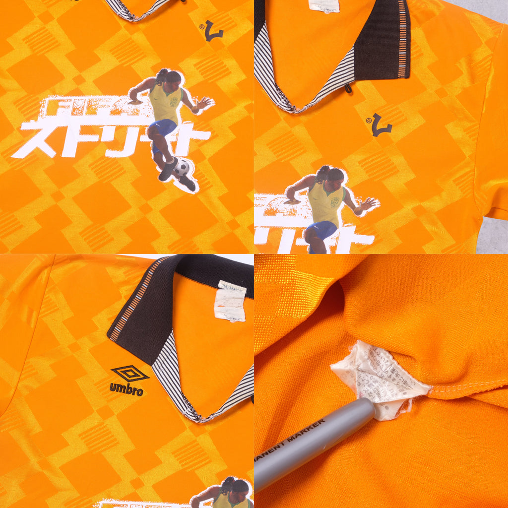 1990s VICE Footbal Store x Fifa Street Custom Football Shirt Umbro (M) 