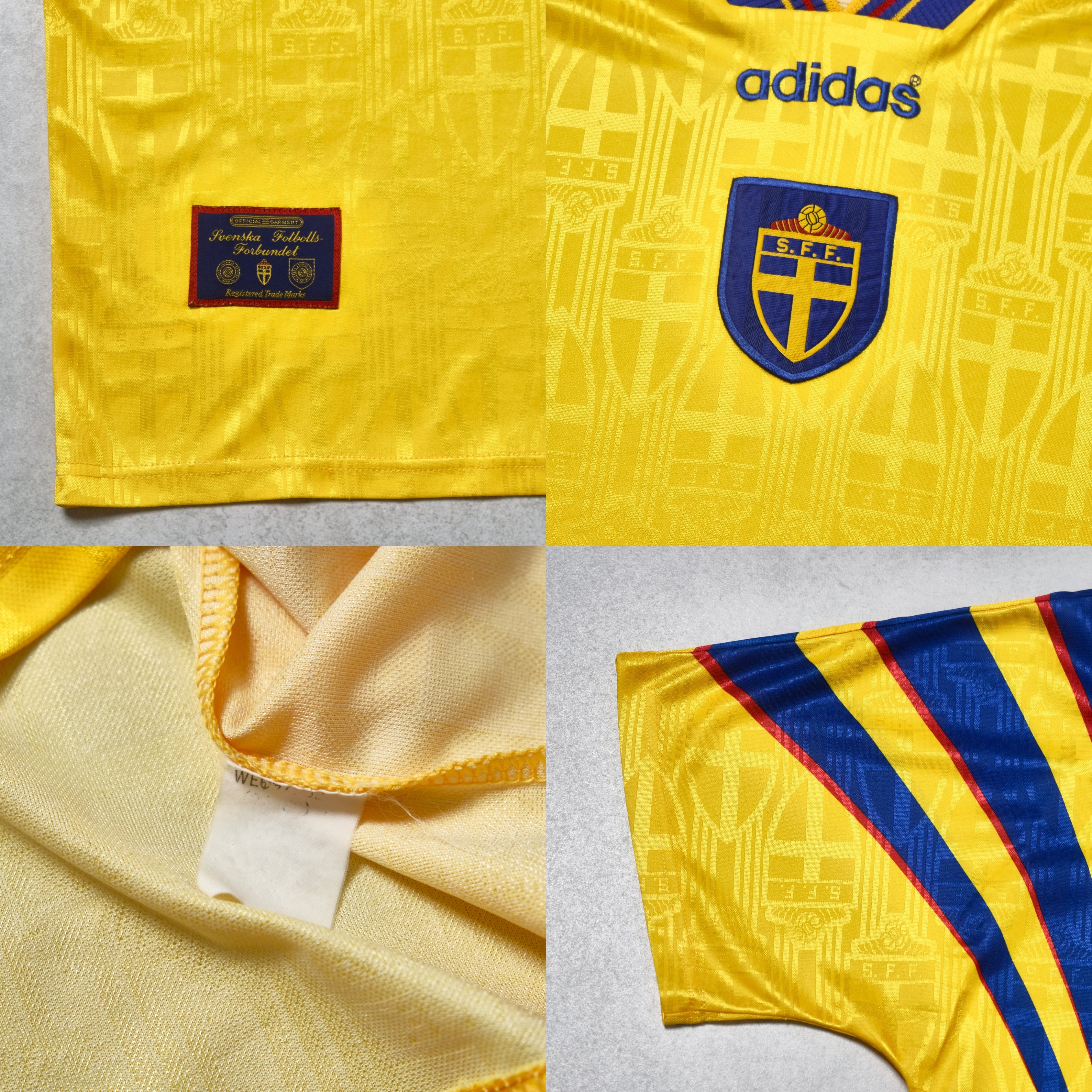1996/98 Sweden Home Shirt Adidas (XL)