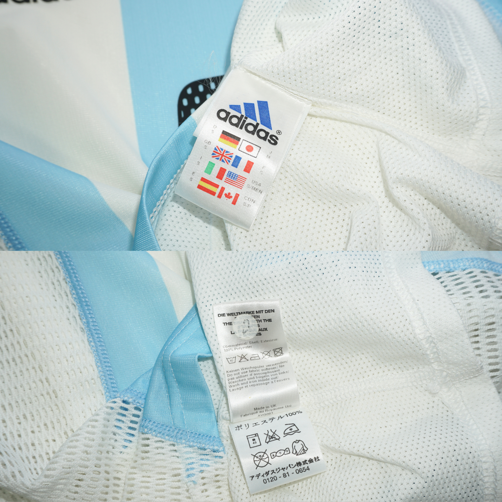 2002/04 Argentina Home Shirt Adidas Batistuta (M)