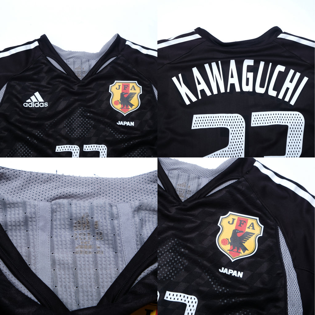 2004/06 Japan Goalkeeper Shirt Adidas Kawaguchi Player Issue (M) 