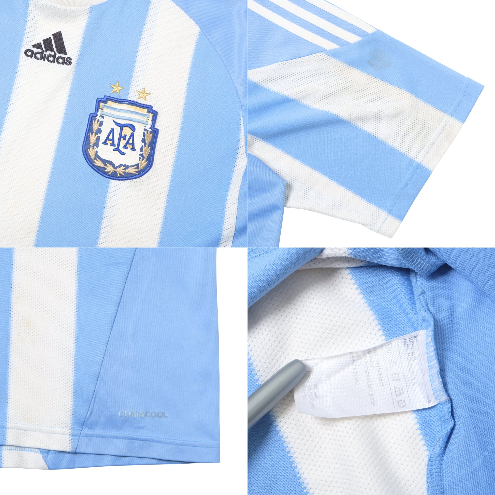 2010/11 Argentina Home Shirt Adidas (L/XL)