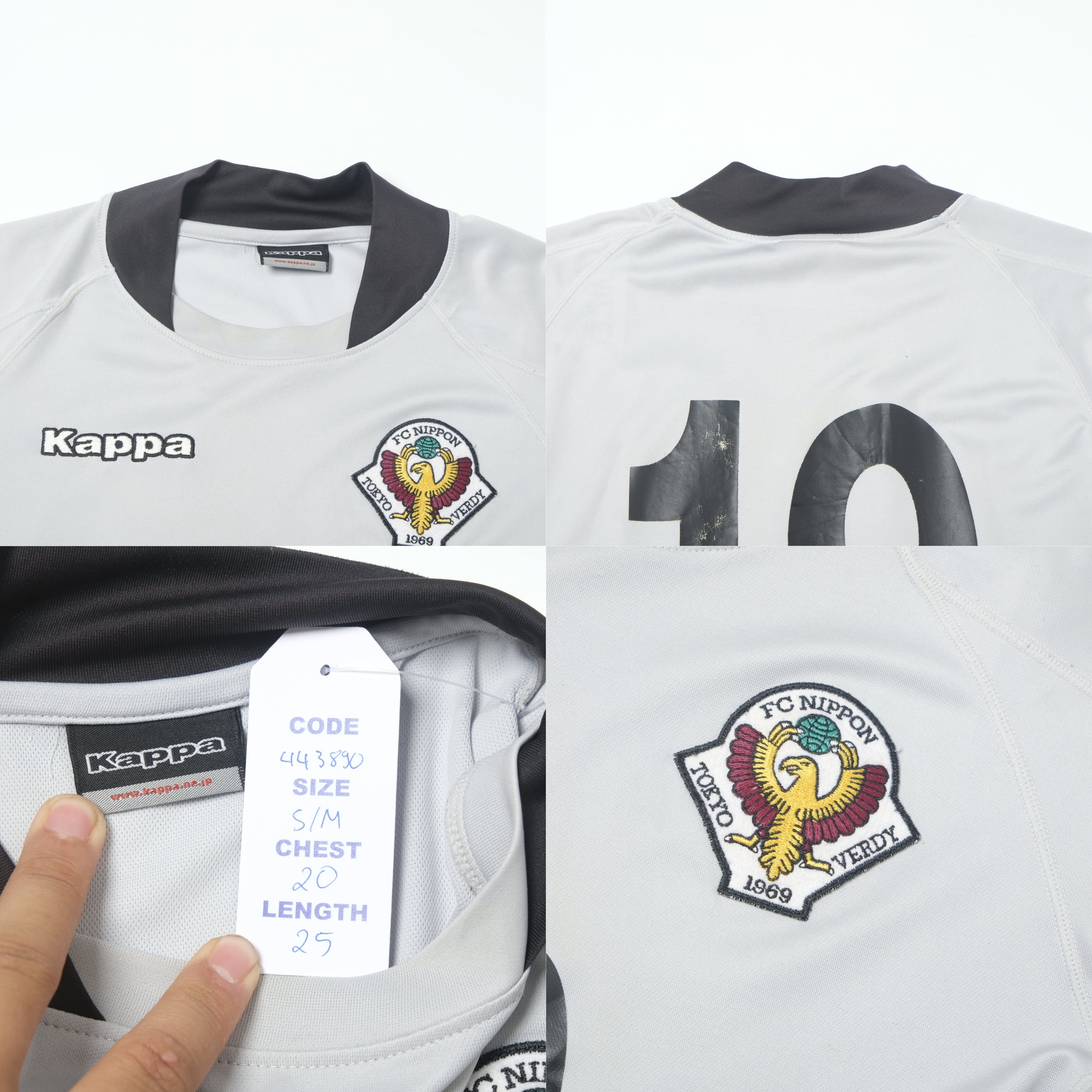 2009/10 Tokyo Verdy Training/Third Shirt J-League Kappa (S/M)