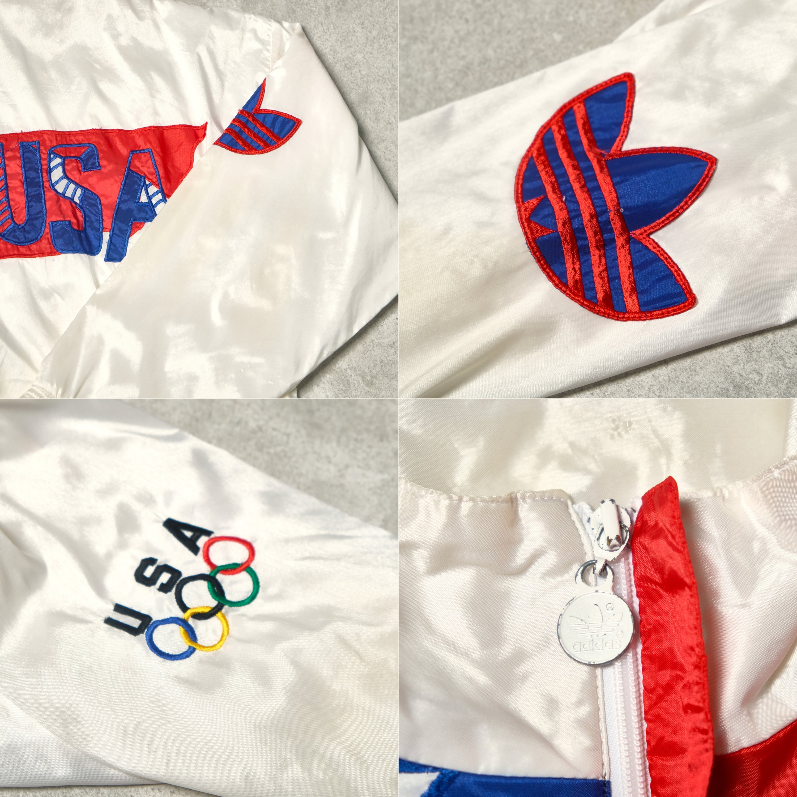 1988 USA Seoul Olympics Training Track Jacket Adidas (M)